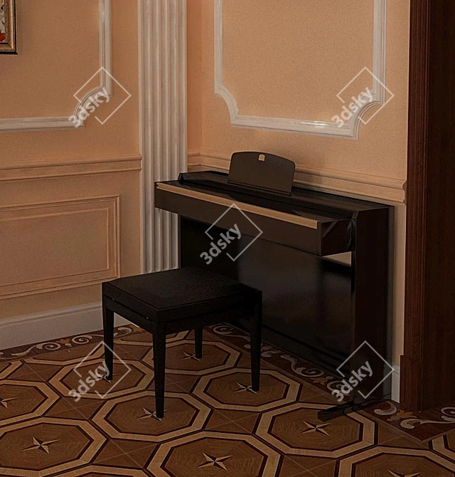 Customized Photo-based Piano Model 3D model image 1