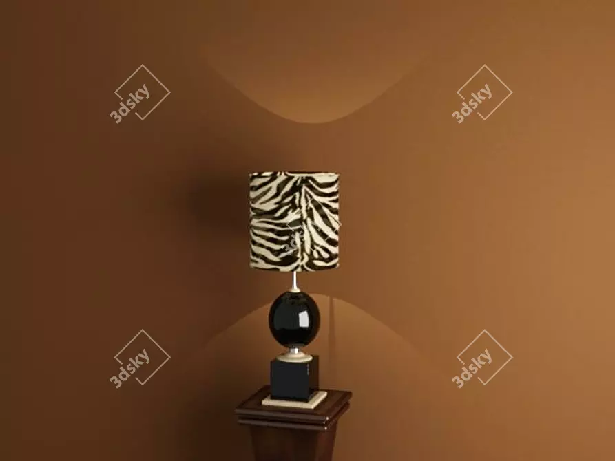 Title: Fusion-inspired Table Lamp 3D model image 1