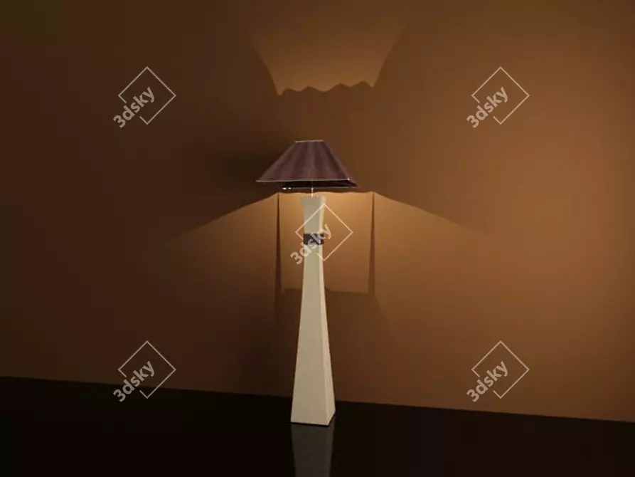 Fusion Wave Floor Lamp 3D model image 1