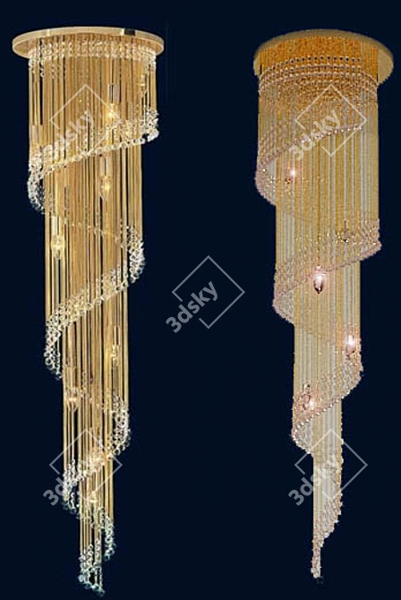 Luxury Chandelier: Faustig, Germany 3D model image 1