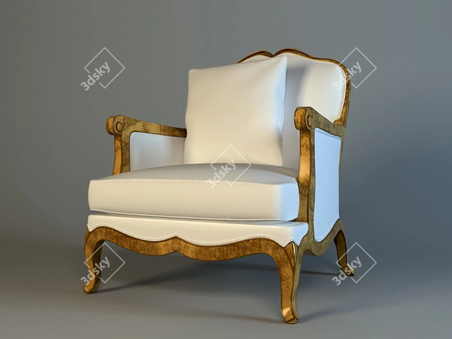 Luxury Christopher Guy Chair 3D model image 1