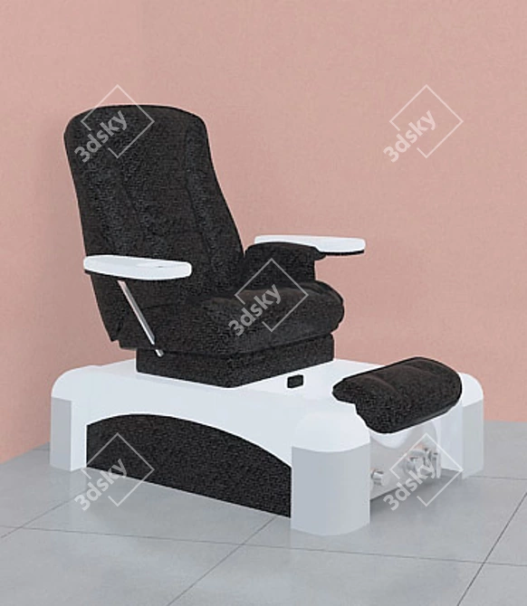 Title: Beauty Spa Pedicure Chair 3D model image 1