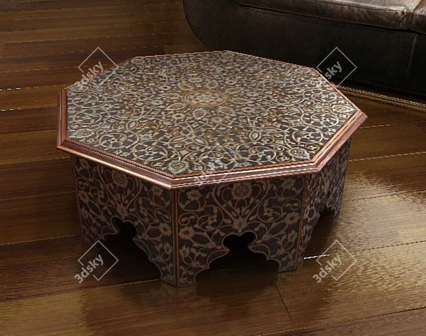 Arabesque Coffee Table 3D model image 1