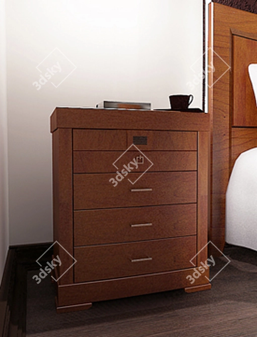 Vicent Montoro Nightstand 3D model image 1