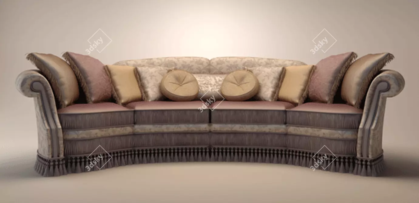 Jumbo Sofa: Comfort Redefined 3D model image 1
