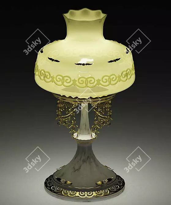 Elegant Empiric Table Lamp 3D model image 1