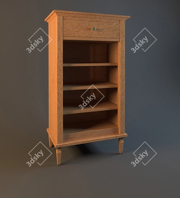 Entryway Chest of Drawers 3D model image 1