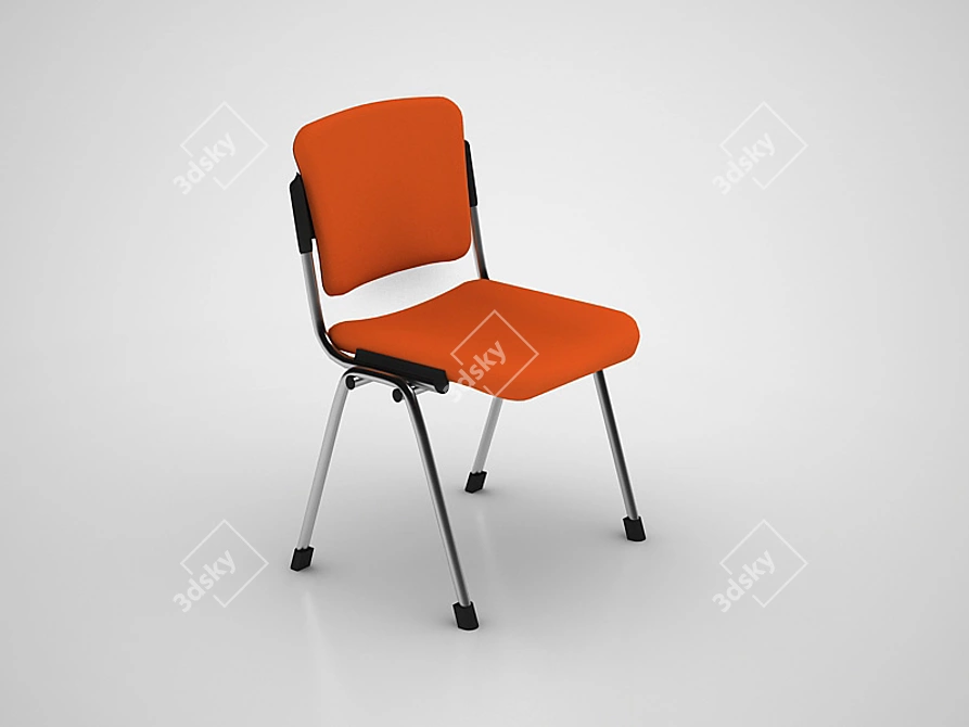 Title: Modern Office Chair 3D model image 1