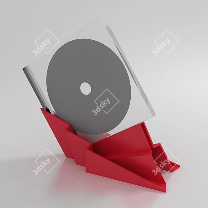  CD Disc Stand 3D model image 1