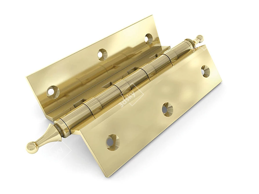 Versatile Hinge Door - for Secure and Easy Installation 3D model image 1