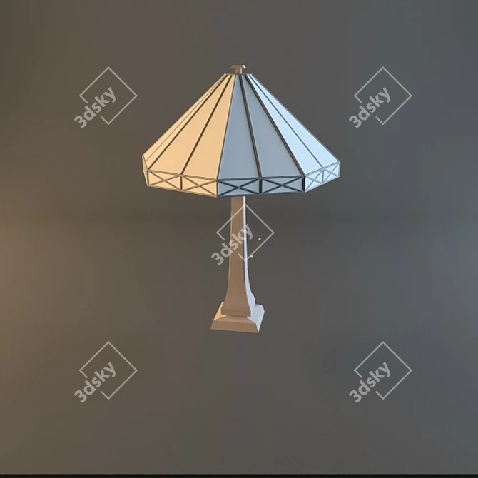 Illumina-Lux LED Table Lamp 3D model image 1