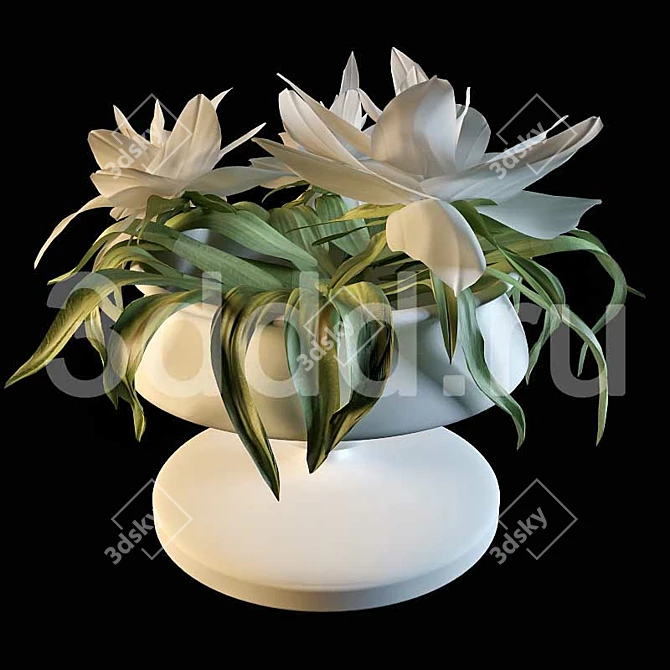 3D Floral Bouquet Kit 3D model image 1