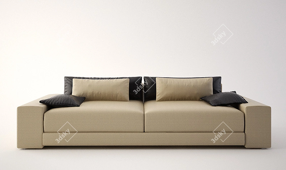 Leo: Textured Model with Display Cushions 3D model image 1