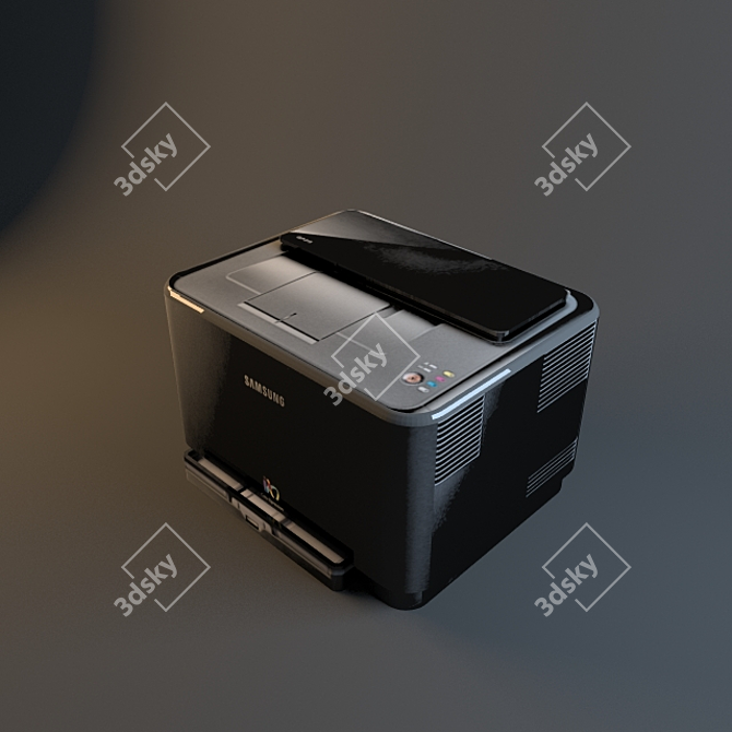 Samsung Inkjet Printer 3D model image 1