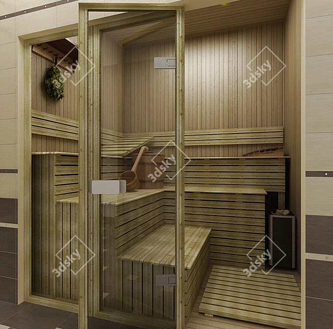 Portable Sauna Kit 3D model image 1