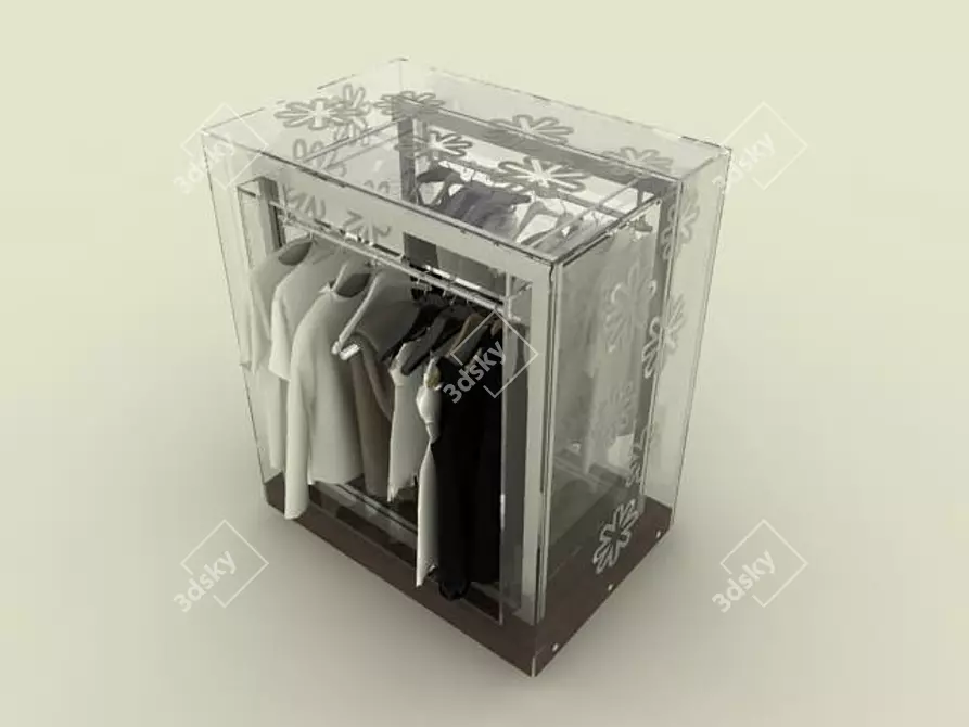 Sleek Display Stand 3D model image 1