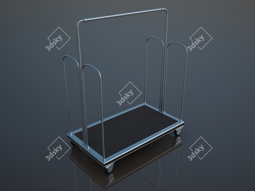 Elegant Hotel Trolleys: Enhance Interior 3D model image 1