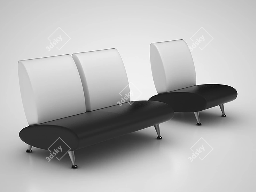 Sleek Comfort, Exceptional Mobility 3D model image 1