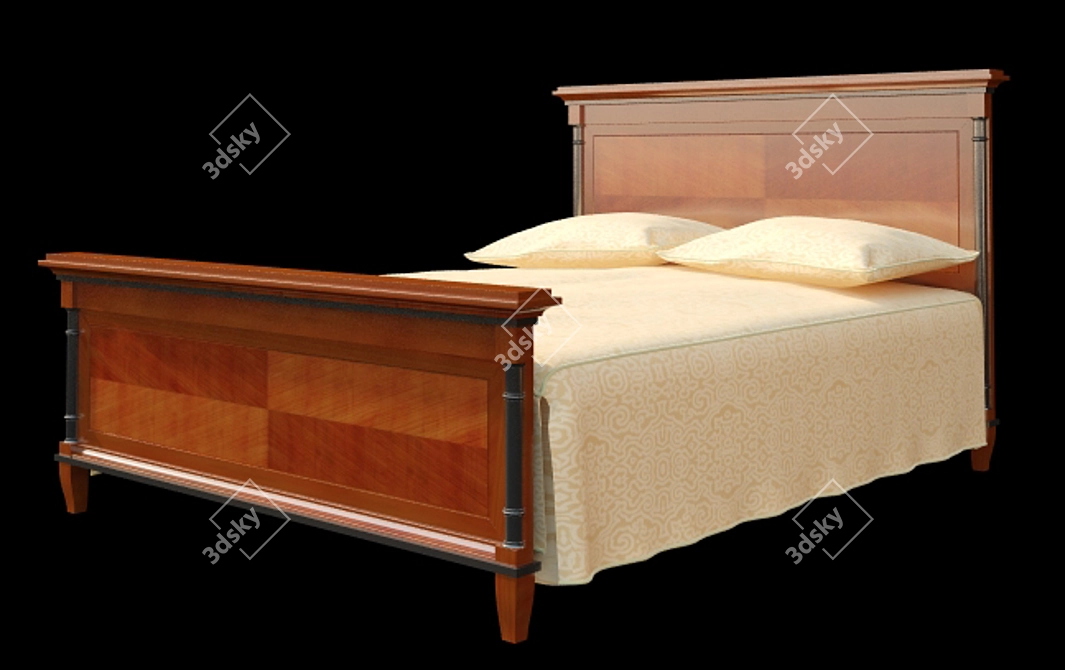 Harmony Sleeper: Bed STILLES 3D model image 1