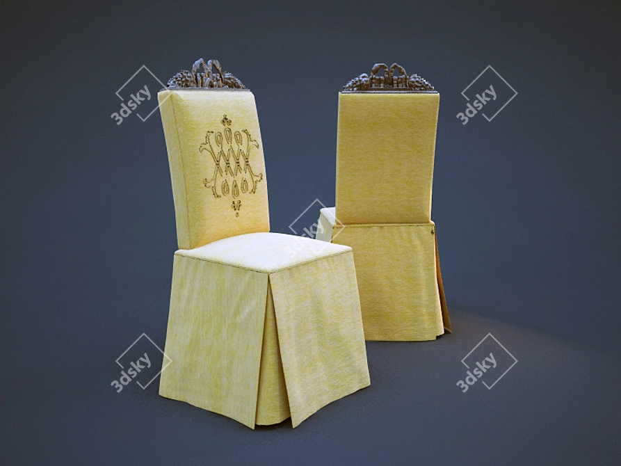 SALDA Day Style Chair 3D model image 1