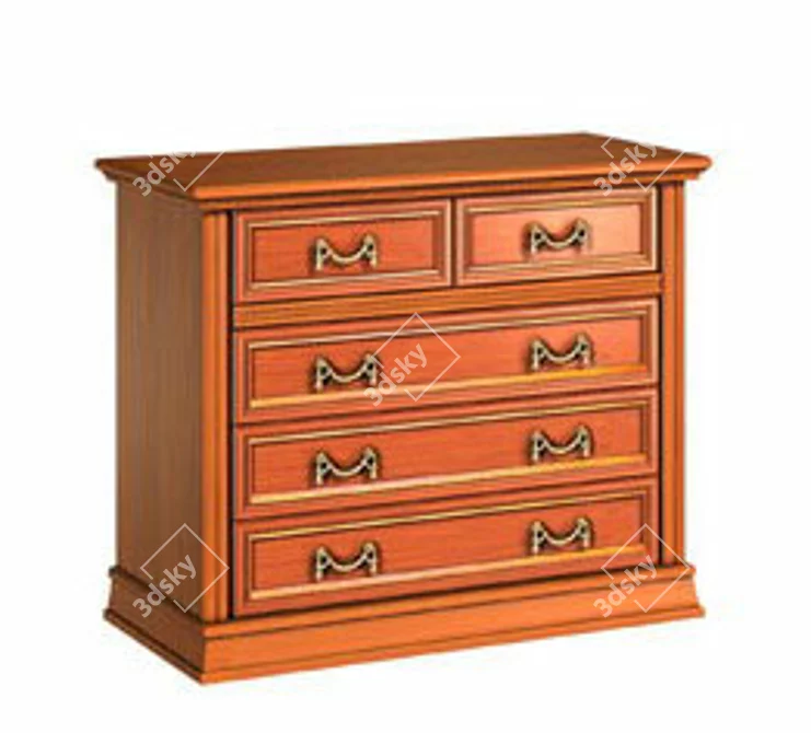 Venus Chest: Elegant and Stylish 3D model image 1