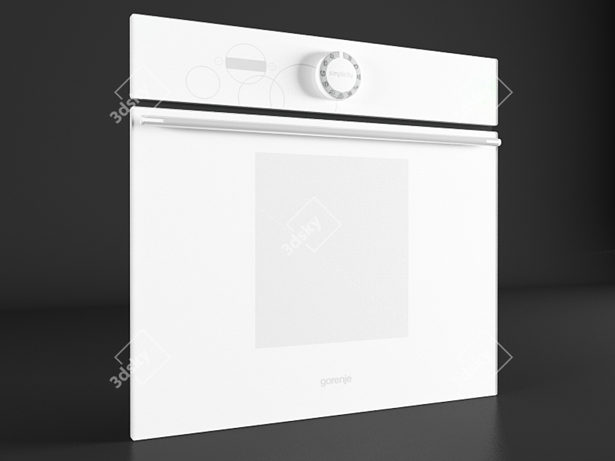 Sleek & Simple Gorenje Oven 3D model image 1