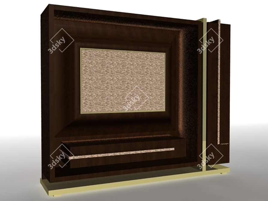 AntonioAlves TV Cabinet - Spanish Made, 2009 Collection 3D model image 1