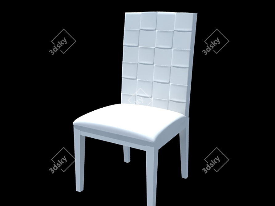 Enigma Chair: Chinese Elegance 3D model image 1