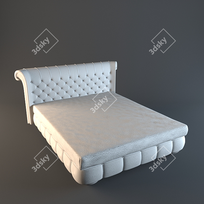 Dreamland Comfort Bed 3D model image 1