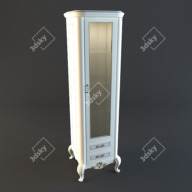 Elegant Display Showcase 3D model image 1