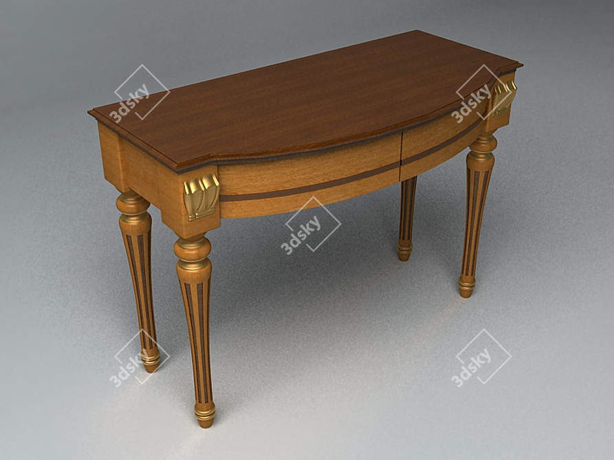 Venice Vanity Table 3D model image 1