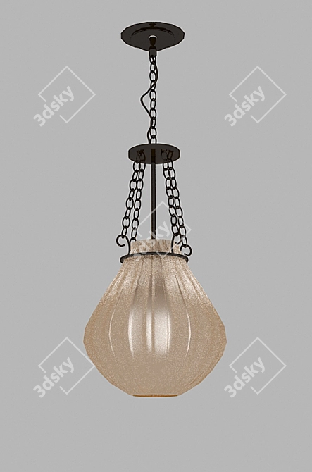 Modern Hanging Lamp "Massive" 41631-62 3D model image 1