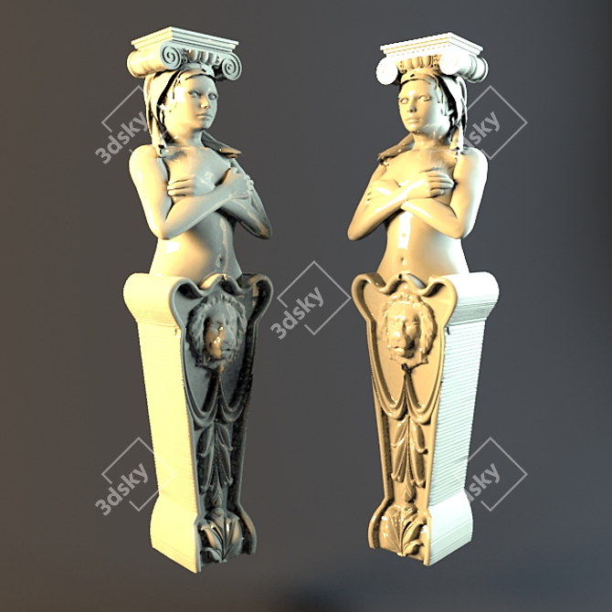 Kareotida: Model of Elegance 3D model image 1