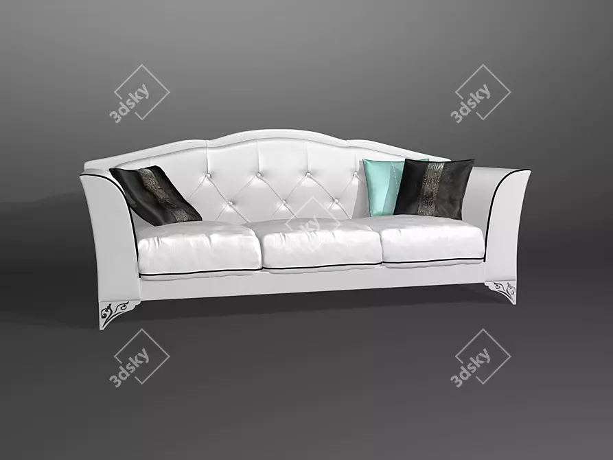 Italian Sofa: Modern Design, High Quality 3D model image 1