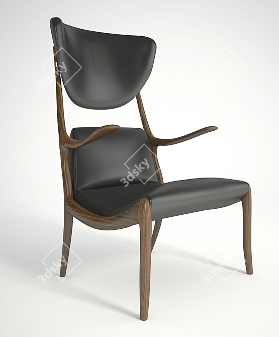 Ceccotti Storica Star Trek Chair 3D model image 1