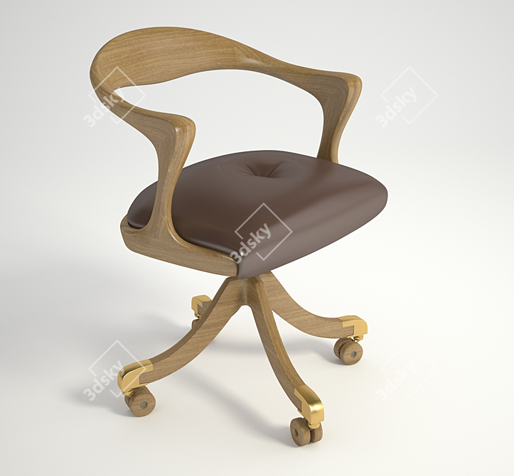 Ceccotti Marlowe Chair: Timeless Elegance for Your Home 3D model image 1