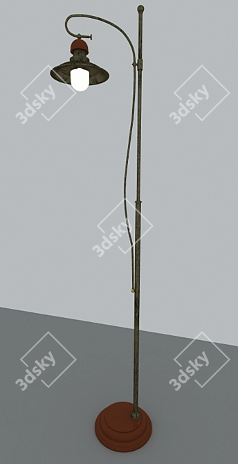 Nautical Floor Lamp 3D model image 1