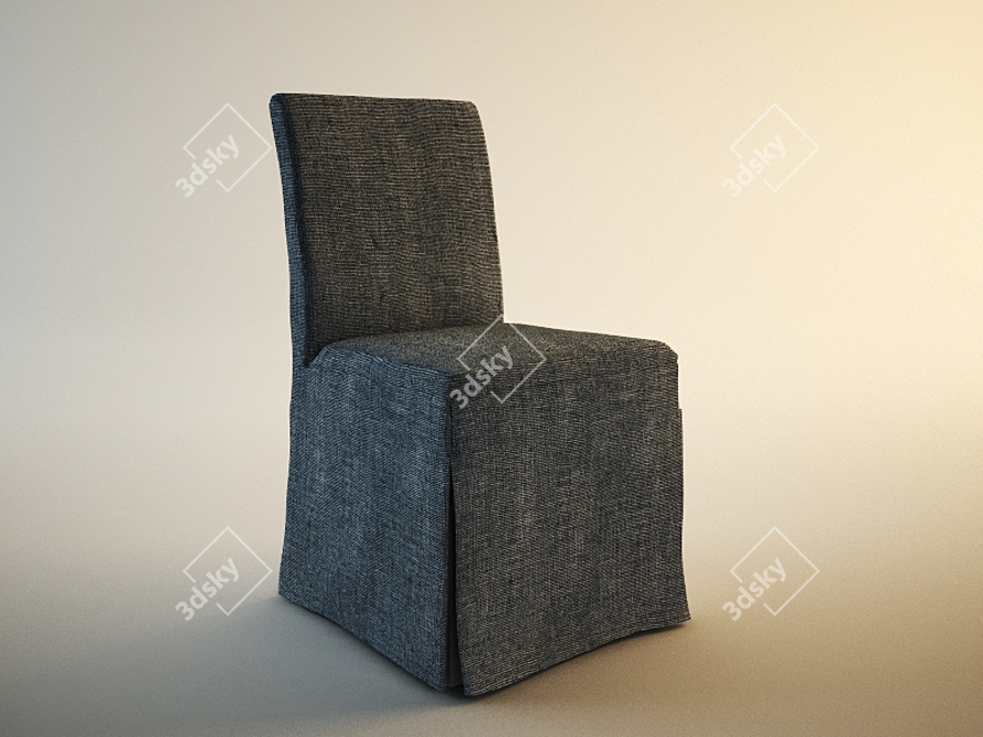 Meridiani Studio Chair 3D model image 1