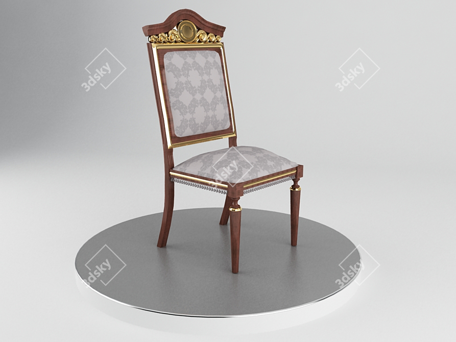 Luxury Valderamobili Chair 3D model image 1