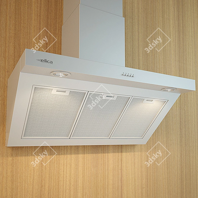 Elica Kuneo's Wall Mounted Extractor 3D model image 1