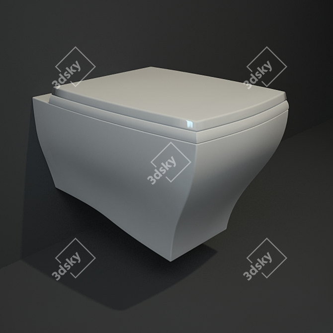 Elegant Artceram Jazz Toilet 3D model image 1