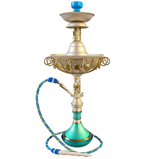 Katelis Hookah: Superior Quality & Style 3D model image 1