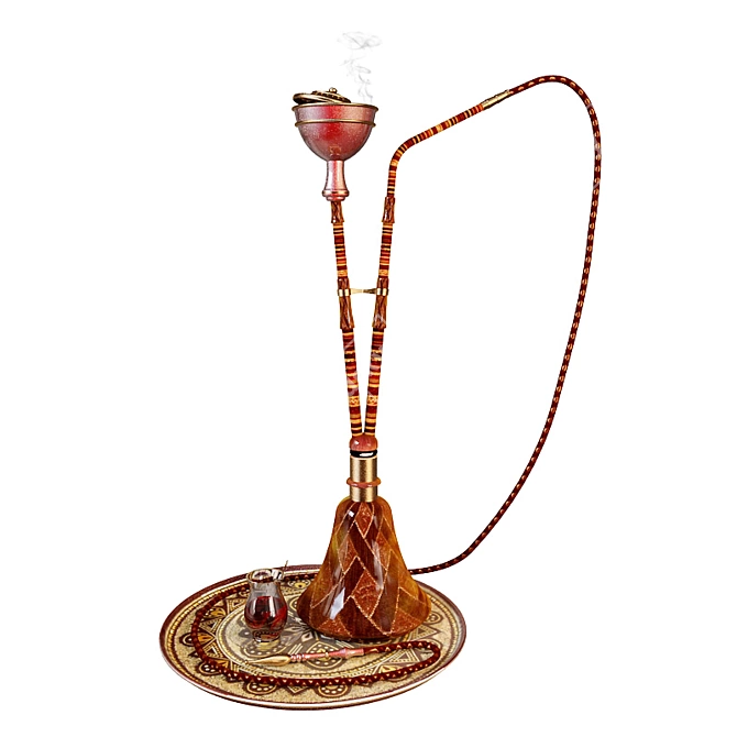 PERMYAK Hookah: Authentic Russian Design 3D model image 1