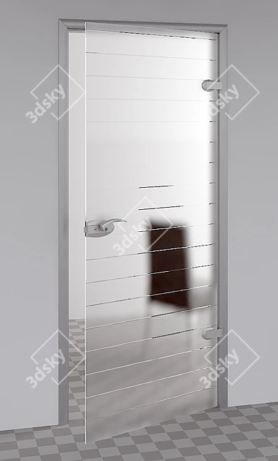 SKLO+GLAS Glass Doors 3D model image 1