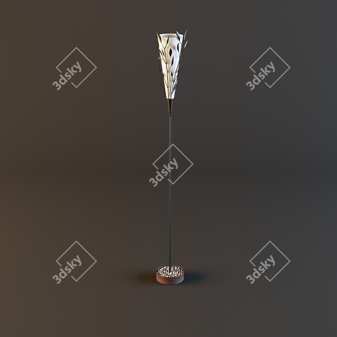 Banci Floor Lamp - Illuminating Elegance 3D model image 1