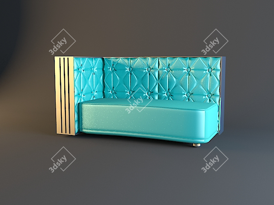  Simple Sofa 3D model image 1