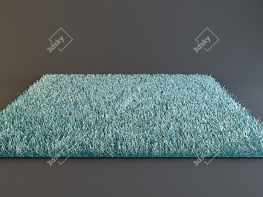 Cute Worms Carpet 3D model image 1