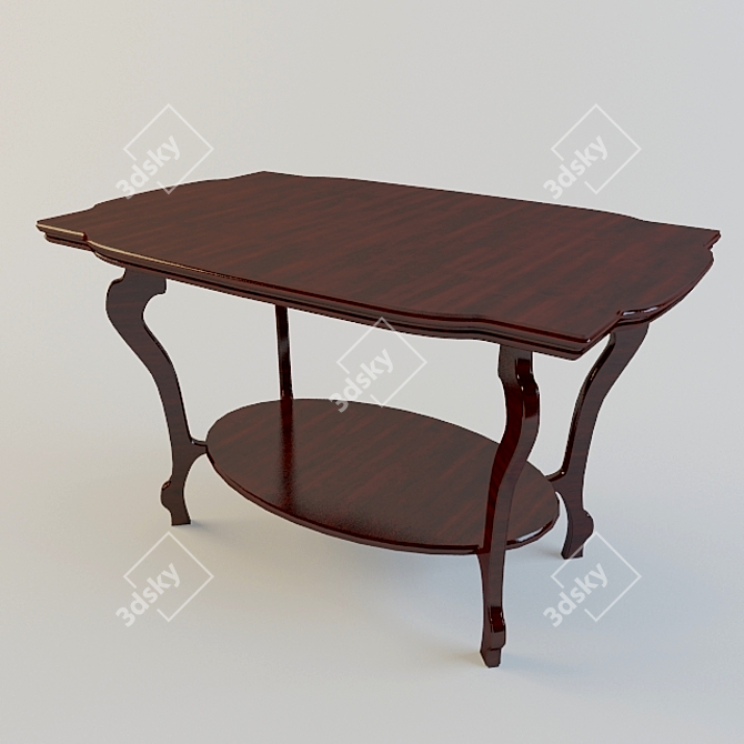 "Berger" Coffee Table | Height 56cm, Width 94cm 3D model image 1