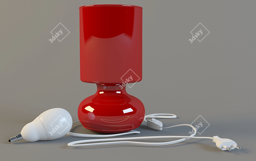 Sleek LIKRA Table Lamp 3D model image 1