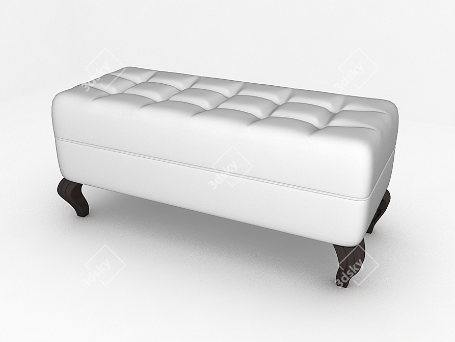 Montserrat 100 Ottoman Bench 3D model image 1